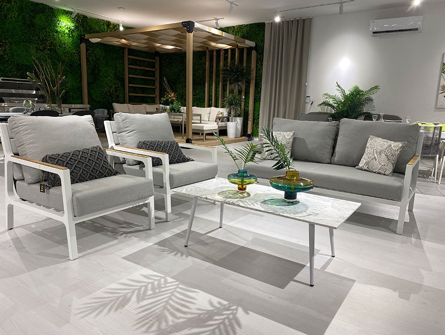 Salon de Jardin Gris Moderne - Innovation Naima - Tunisie